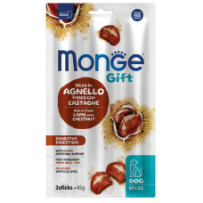 Monge (Монж) Gift Dog Grain Free Fish, Lamb & Chestnut Sensitive Digestion Adult All Breeds - Ласощі беззернові для дорослих собак усіх порід для чутливого травлення з м’ясом риби, ягняти та каштаном 45 г