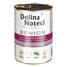 Dolina Noteci (Долина Нотеці) Dog Premium Senior Veal - Вологий корм для собак похилого віку з телятиною, морквою та чебрецем 400 г