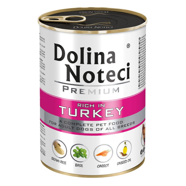 Dolina Noteci (Долина Нотецы) Dog Premium With Turkey - Влажный корм для собак с индейкой 800 г