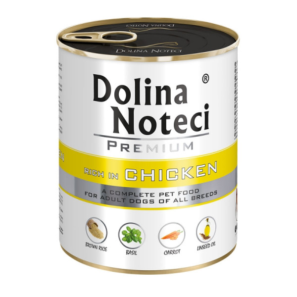 Dolina Noteci (Долина Нотецы) Dog Premium With Chicken - Влажный корм для собак с курицей 800 г
