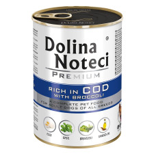 Dolina Noteci (Долина Нотеці) Dog Premium With Cod - Вологий корм для собак з тріскою та броколі 400 г