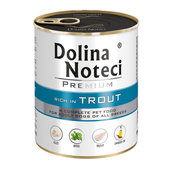 Dolina Noteci (Долина Нотецы) Dog Premium With Trout - Влажный корм для собак с форелью 800 г