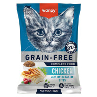 Wanpy (Ванпи) Cat Grain Free Chicken Kitten - Сухой беззерновой корм для котят с мясом курицы 50 г