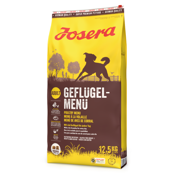 Josera (Йозера) Geflugel Menu - Сухой корм для взрослых собак всех пород с птицей 12.5 кг