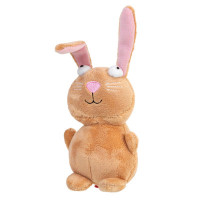 GiGwi (ГиГви) Plush Friendz - Игрушка для собак кролик с пищалкой 16 см