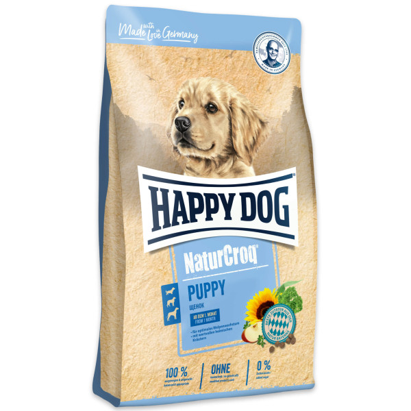 Happy Dog (Хепи Дог) NaturCroq Poultry Puppy All Breeds - Сухой корм для щенков всех пород с мясом птицы 4 кг
