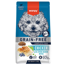 Wanpy (Ванпи) Dog Grain Free Chicken Puppy All Breed - Сухой беззерновой корм для щенков всех пород с мясом курицы 1.5 кг
