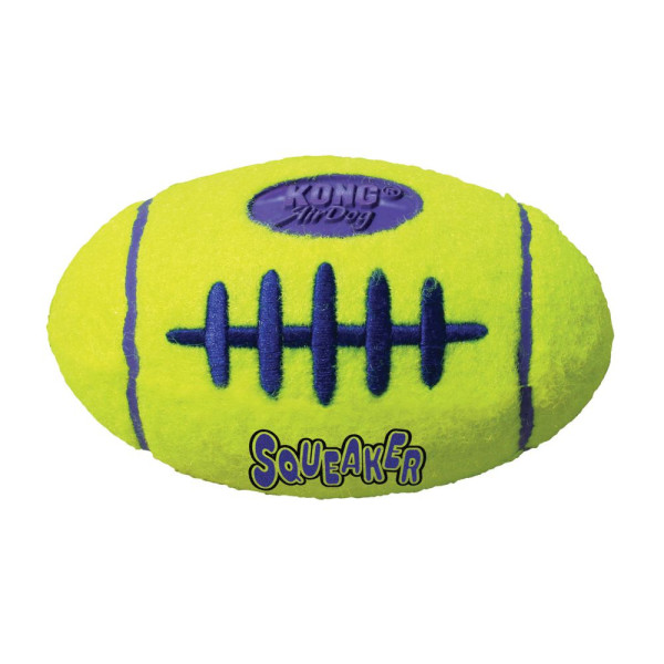 Kong (Конг) Air Dog Squeaker Football L - Игрушка регби мяч для собак средних и больших пород 10.2х6.5х10.2 см
