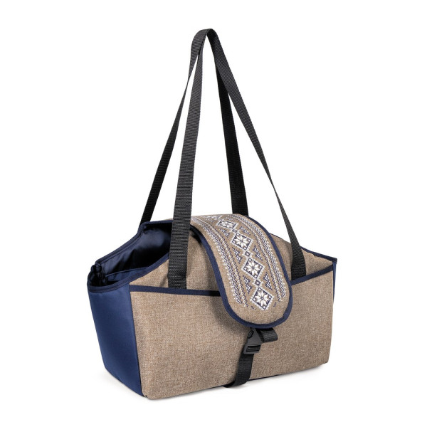 Pet Fashion (Пет Фешн) Linen сумка-переноска для собак бежевая 38х32х22 см