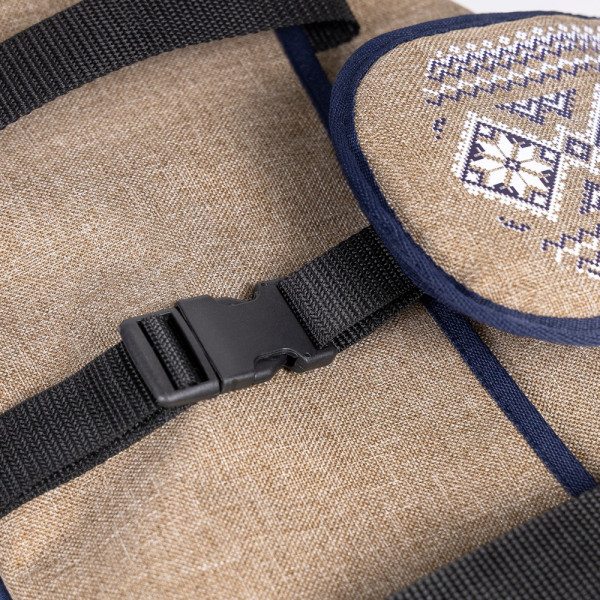 Pet Fashion (Пет Фешн) Linen сумка-переноска для собак бежевая 38х32х22 см