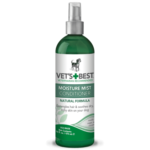 Vet's Best (Ветс Бест) Moisture Mist Conditioner - Суперувлажняющий спрей-кондиционер для собак , распутывающий шерсть 470 мл