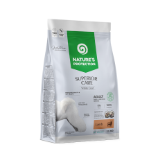 Nature’s Protection (Натур Протекшн) Superior Care Dog Lamb White Dogs Adult Mini - Сухой корм для взрослых собак мелких пород с белым окрасом с мясом ягнёнка 1.5 кг