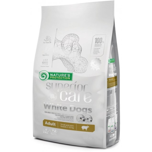 Nature\'s Protection (Натур Протекшн) Superior Care White Dogs Adult Small & Mini Breeds - Сухой корм для взрослых собак с белой шерстью маленьких и миниатюрных пород 1.5 кг