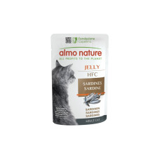 Almo Nature (Альмо Натюр) HFC Cat Jelly Sardine - Вологий корм для котів з сардиною 55 г