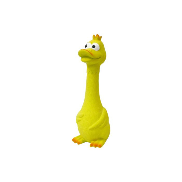 Misoko (Мисоко) Dog Toy Sitting Duck Green - Игрушка для собак сидячая утка латекс зеленая 19.5 см