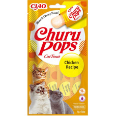INABA (Інаба) Cat Churu Pops With Chicken - Ласощі для котів вершкове желе з куркою 60 г