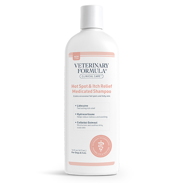 Veterinary Formula (Ветеринари Формула) CC Cat&Dog Shampoo Hot Spot&Itch Relief Medicated - Шампунь для кошек и собак лечебный от зуда и раздражения 473 мл
