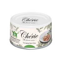 Cherie (Чери) Cat Grain Free Tuna & Crab Hairball All Life Stages - Влажный беззерновой корм для котов всех возрастов для выведения комков шерсти кусочки в соусе с мясом тунца и крабом 80 г