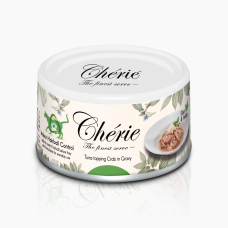 Cherie (Чері) Cat Grain Free Tuna & Crab Hairball All Life Stages - Вологий беззерновий корм для котів будь-якого віку для виведення грудок шерсті шматочки в соусі з м’ясом тунця та крабом 80 г