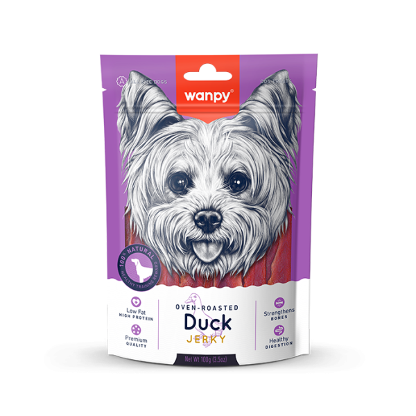 Wanpy Dog Duck Jerky - Лакомство для собак филе утки вяленое 454 г