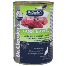 Dr.Clauder’s (Клаудер) Selected Meat Dog Grain Free Lamb & Apple Adult All Breeds - Вологий беззерновий корм для дорослих собак всіх порід з м’ясом ягняти та яблуком 400 г