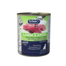 Dr.Clauder’s (Клаудер) Selected Meat Dog Grain Free Lamb & Apple Adult All Breeds - Вологий беззерновий корм для дорослих собак всіх порід з м’ясом ягняти та яблуком 400 г
