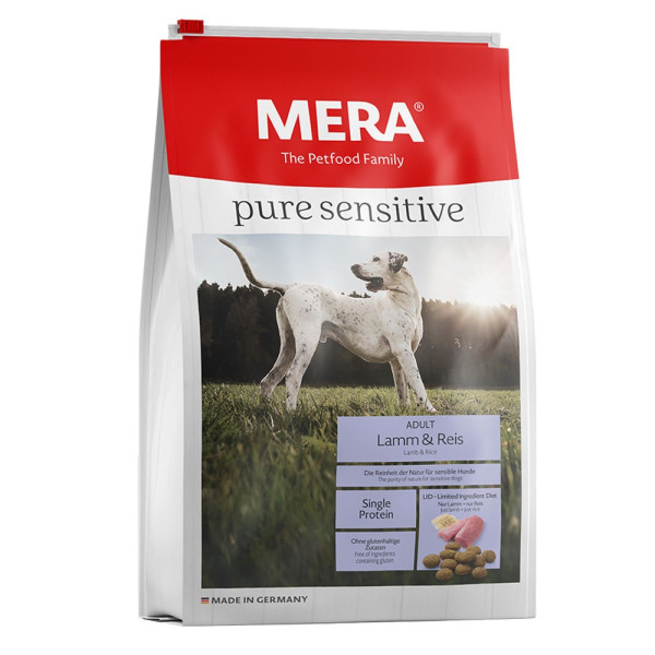 Mera (Мера) Pure Sensitive Lamm & Reis - Сухой корм для собак 12.5 кг