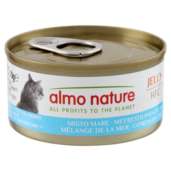 Almo Nature (Альмо Натюр) HFC Cat Jelly Seafood Mix - Влажный корм для кошек с морепродуктами в желе 70 г