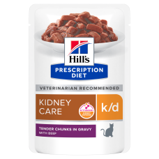 HILL'S (Хілс) Prescription Diet K/D Beef - Вологий корм для котів для котів підтримка функції нирок, з яловичиною 85 г