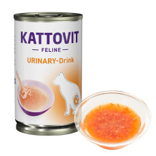 Kattovit (Катовіт) Veterinary Drink Urinary - Лікувальний напій для котів із захворюваннями нижніх сечовивідних шляхів 135 мл
