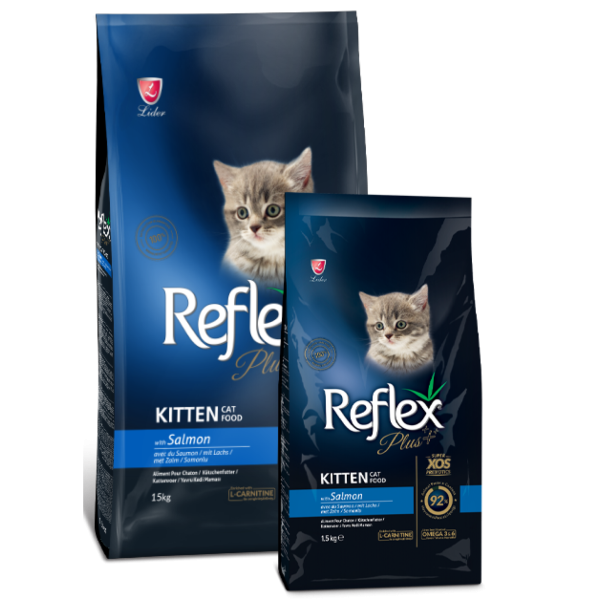 Reflex Plus (Рефлекс Плюс) Kitten Salmon - Сухой корм для котят с лососем 1.5 кг