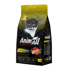 Animall (Енімал) Cat Fresh Chicken - Сухий корм для котів зі свіжою куркою 1.5 кг