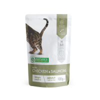 Nature’s Protection (Натур Протекшн) Cat Chicken & Salmon Weight Control Adult - Влажный корм для взрослых котов склонных к лишнему весу с мясом курицы и лосося 100 г