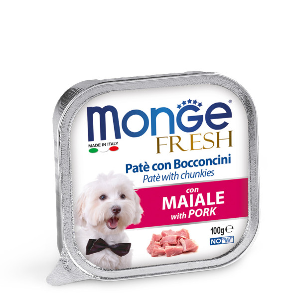 Monge (Монже) Dog Fresh Pork - Влажный корм для собак со свининой 0.1 кг
