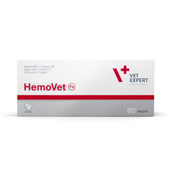 VetExpert (ВетЭксперт) Dog Hemovet - Пищевая добавка для собак с признаками анемии 60 шт.