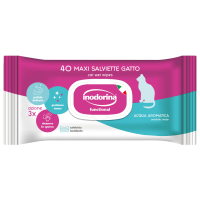 Inodorina (Инодорина) Functional Acqua Aromatica - Влажные салфетки для взрослых кошек с ароматной водой и легким мятным ароматом 40 шт