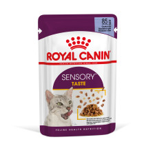 Royal Canin (Роял Канiн) Cat Sensory Taste Jelly Pouches Adult Poultry - Вологий корм для дорослих котів що стимулює особливе відчуття смаку шматочки в желе з м’ясом птиці 85 г