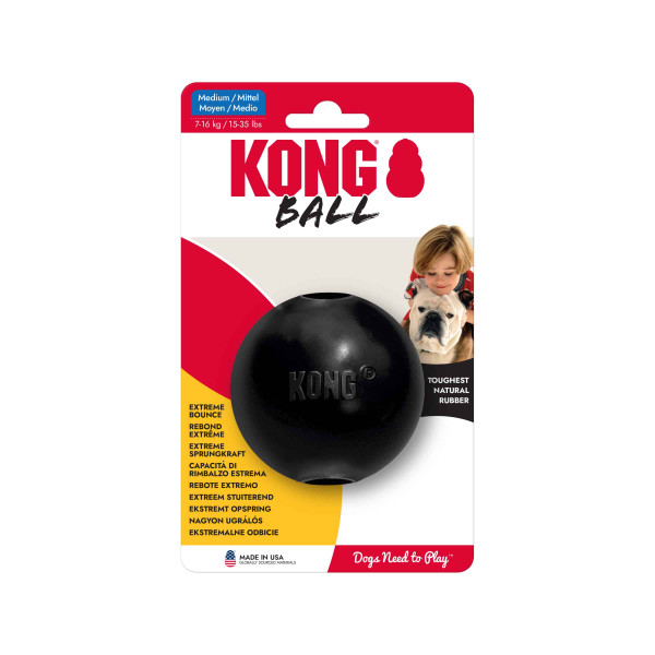 KONG (Конг) Dog Extreme Ball - Игрушка для собак сверхпрочный мяч M/L