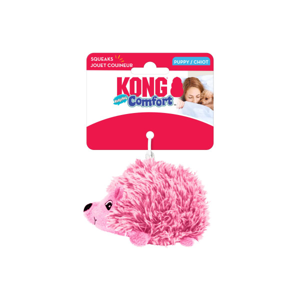 KONG (Конг) Comfort HedgeHug - Игрушка для собак мягкий еж обнимашка с пищалкой XS