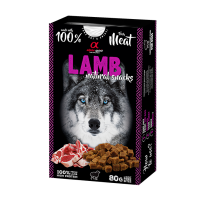 Alpha Spirit Dog Natural Snack Lamb - Полувлажное лакомство с иберийской свининой для взрослых собак 80 г