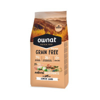 Ownat Dog Junior Grain Free Lamb - Сухой беззерновой корм для щенков с ягнёнком 12 кг