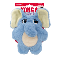 KONG (Конг) Dog Snuzzles Kiddos Elephant - Игрушка для собак слоненок с пищалкой размер S