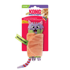 KONG (Конг) Pull-A-Partz Purrito - М`яка іграшка Пуріто для котів 19х9х3 см