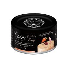 Cherie (Чері) Cat Grain Free Chicken & Carrot Healthy Living Mousse Adult - Вологий беззерновий корм для дорослих котів мус з м’ясом курки та морквою 80 г