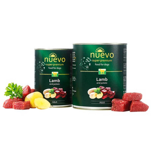 Nuevo (Нуэво) Lamb and Potato - Влажный корм для собак с ягненком и картофелем 800 г