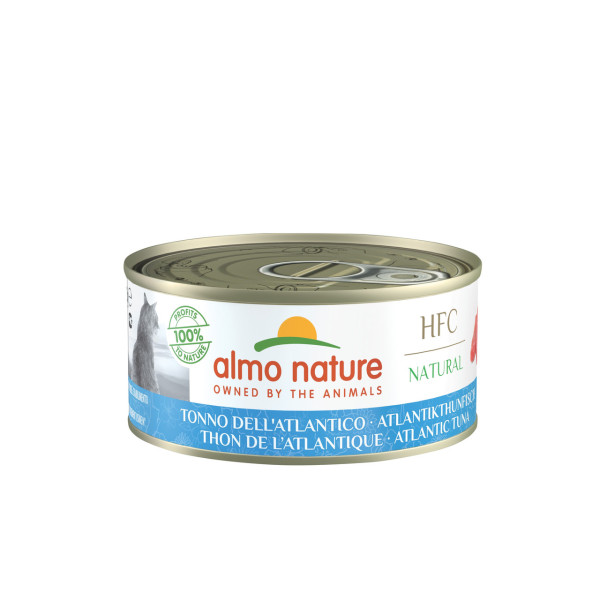 Almo Nature (Альмо Натюр) HFC Cat Natural Atlantic Tuna - Влажный корм для кошек с атлантическим тунцем 150 г