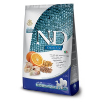 Farmina (Фармина) Dog N&D Ocean Low Grain Cod & Orange Adult Medium & Maxi - Сухой корм для взрослых собак средних и больших пород с мясом трески и апельсином 12 кг