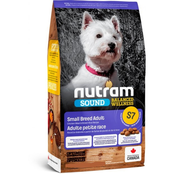 Nutram (Нутрам) S7 Sound Balanced Small Breed Adult Dog Chiken - Сухой корм для собак мелких пород с курицей 20 кг