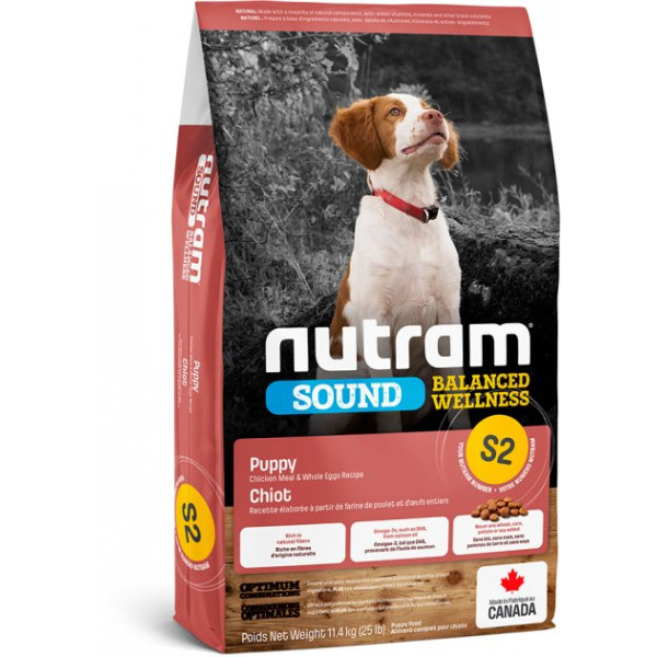Nutram (Нутрам) S2 Sound Balanced Puppy Chiken - Сухий корм для цуценят з куркою 11.4 кг