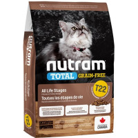 Nutram (Нутрам) T22 Turkey & Chiken - Сухий беззерновий корм для котів з індичкою та куркою 20 кг